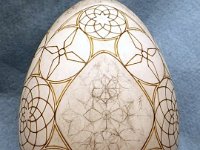WIP Ukrainian Easter Egg Batik Art Pysanky By So Jeo : pysanky pysanka ukrainian easter egg batik art sojeo flowers circles medallions rose pussy willows vines leaves